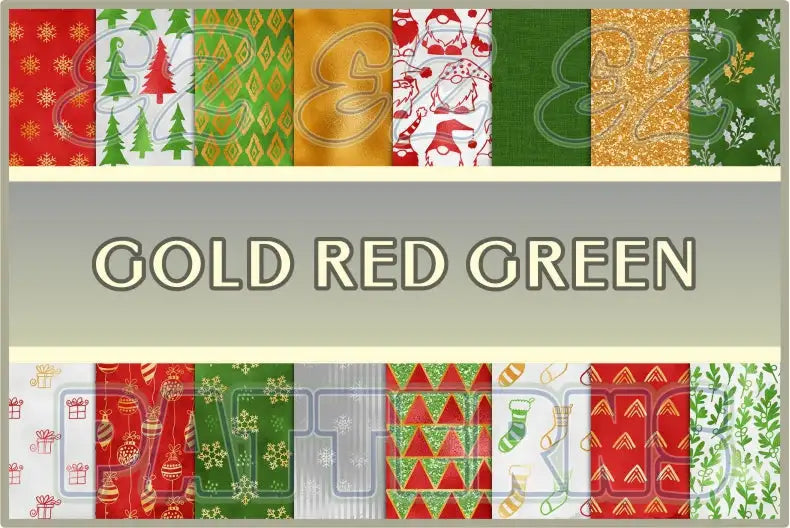 Gold Red Green
