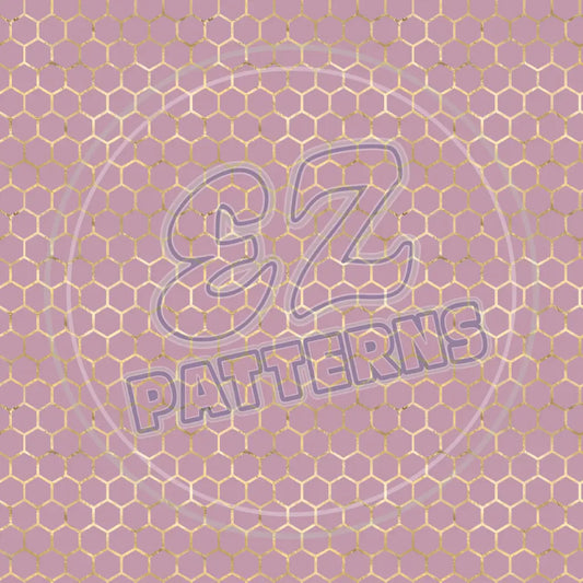 Burgundy Bees 007 Printed Pattern Vinyl
