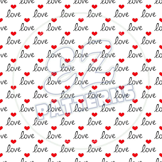 Love Connection 001 Printed Pattern Vinyl