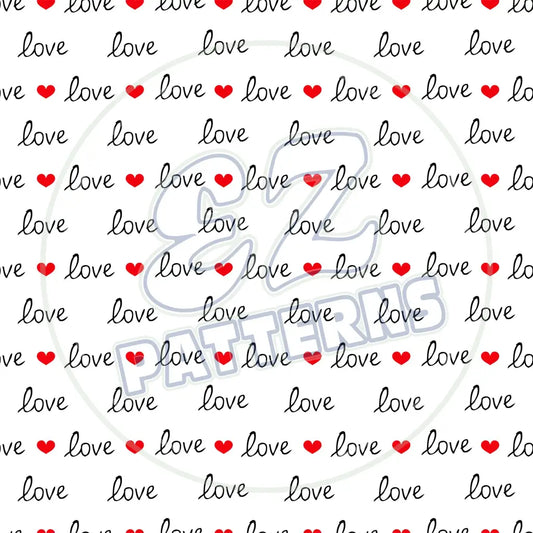 Love Connection 004 Printed Pattern Vinyl