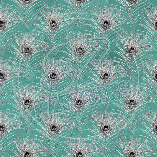 Peacock Feathers 007 Printed Pattern Vinyl